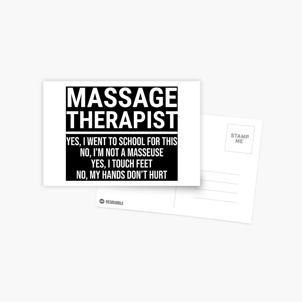 Funny Massage Therapist School Masseuse T-shirt