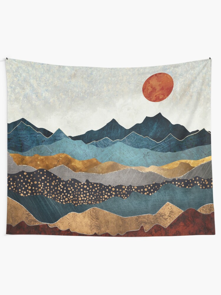 Alternate view of Amber Dusk Tapestry
