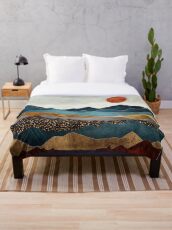 Amber Dusk Throw Blanket