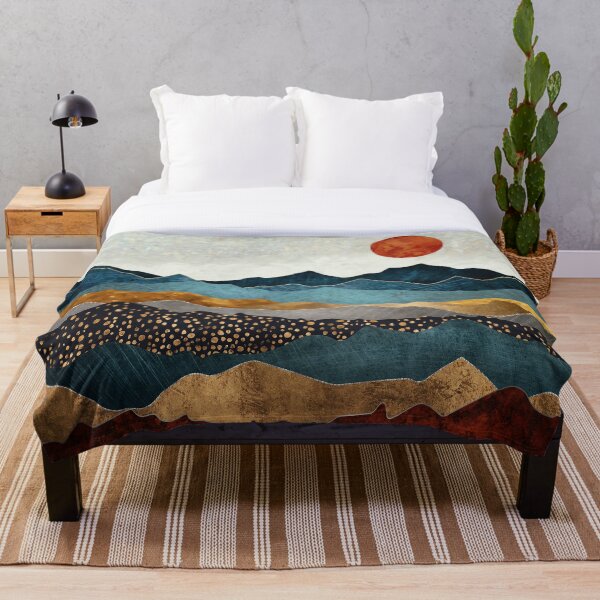 Amber Dusk Throw Blanket