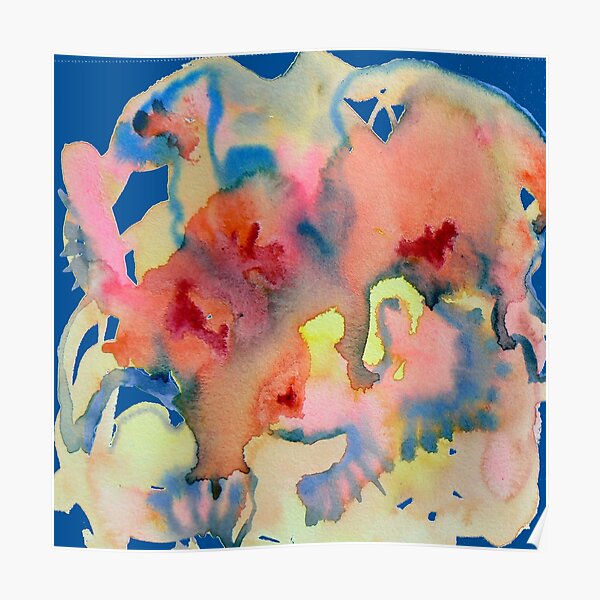 Watercolor for Lisa, abstract Poster