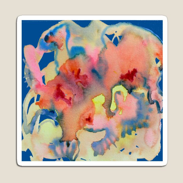 Watercolor for Lisa, abstract Magnet