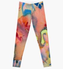 Watercolor for Lisa, abstract Leggings
