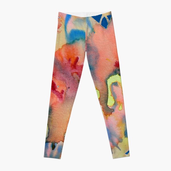 Watercolor for Lisa, abstract Leggings