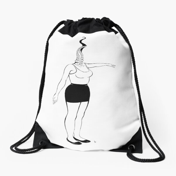 The cephalanthrope Drawstring Bag