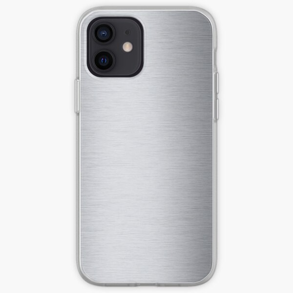Print, Stainless steel, metal, texture, #Stainless, #steel, #metal, #texture, #StainlessSteel iPhone Soft Case