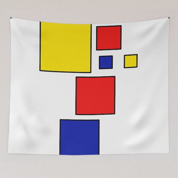 Item preview, Bright coloured squares designed and sold by Purrnickerty.