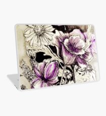 purple flowers Laptop Skin