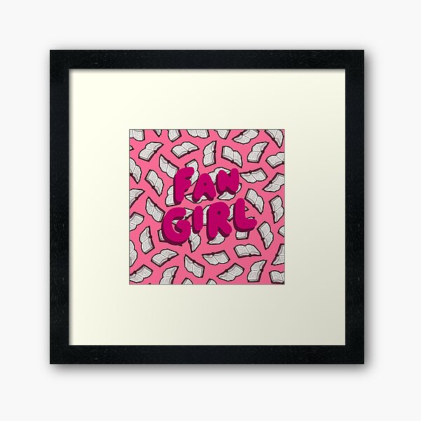 Fan Girl Books Framed Art Print