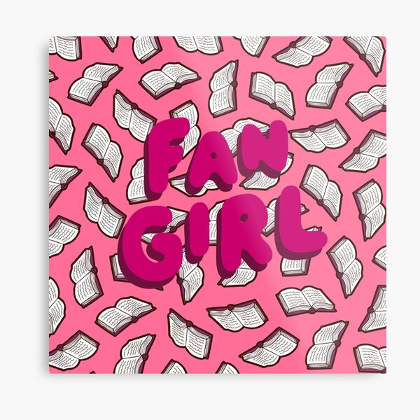 Fan Girl Books Metal Print