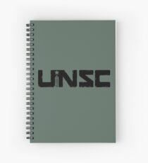 Halo | United Nations Space Command | Weathered Spiral Notebook