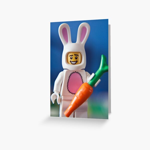 Lego Easter Bunny Greeting Card