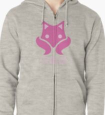 Two Tailed Fox Zipped Hoodie