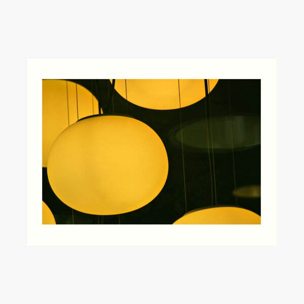 Cafe Lights Art Print