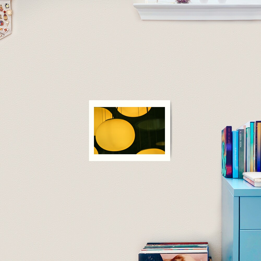 Cafe Lights Art Print