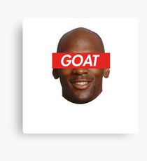 Michael Jordan GOAT of Basketball - NBA Bulls Canvas Print