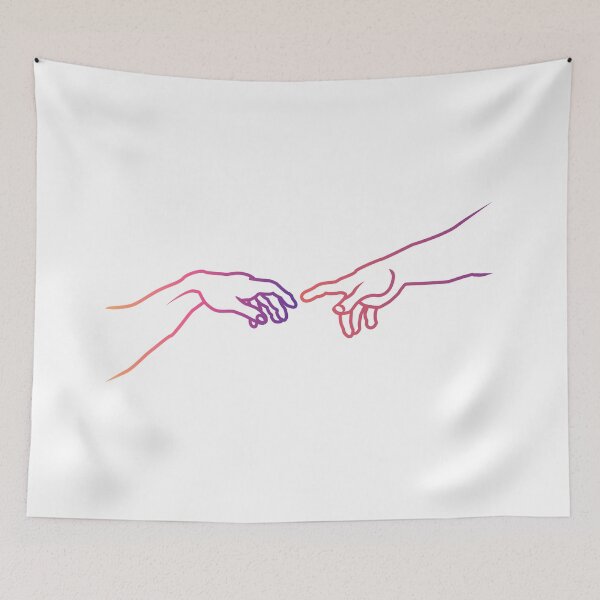 Item preview, The Creation of Adam (Italian: Creazione di Adamo). It is a fresco painting done to portray God giving life to Adam. It is a Biblical creation from the Book of Genesis. designed and sold by Shawlin Islam.