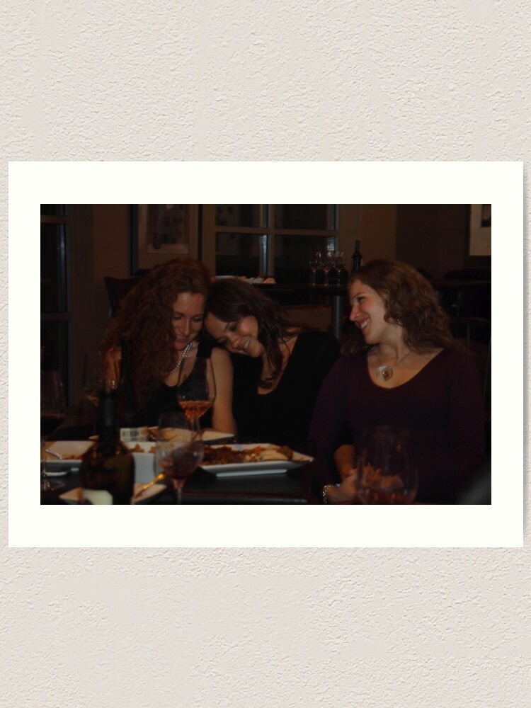 Alternate view of Wine and Women Art Print
