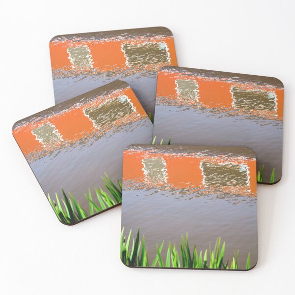 Item preview, Canal Boat Abstract designed and sold by heidipics.