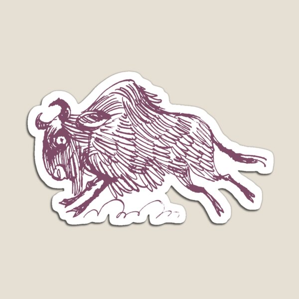 Wildebeest Magnet