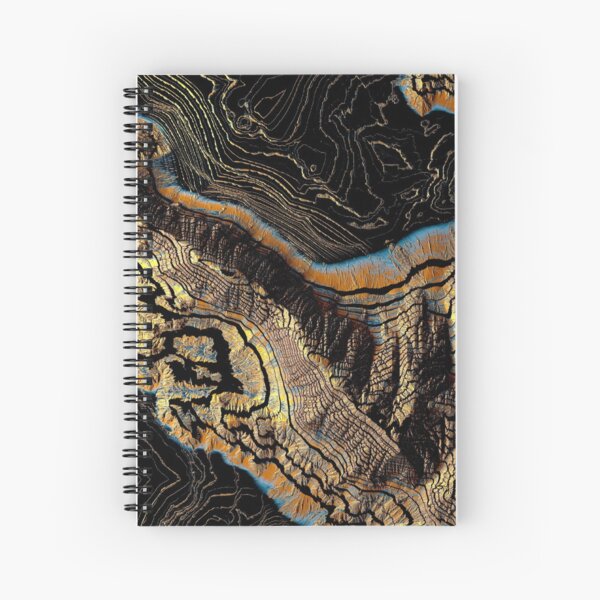 Golden Canyons Spiral Notebook