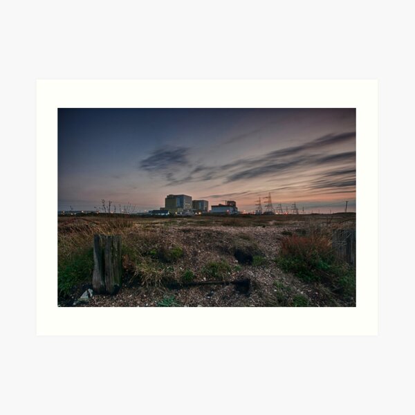 Dungeness Power Station At Sundown Art Print