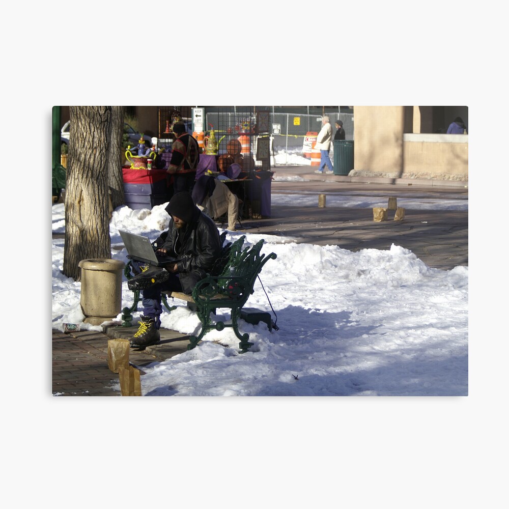 High Tech Winter Gear Metal Print
