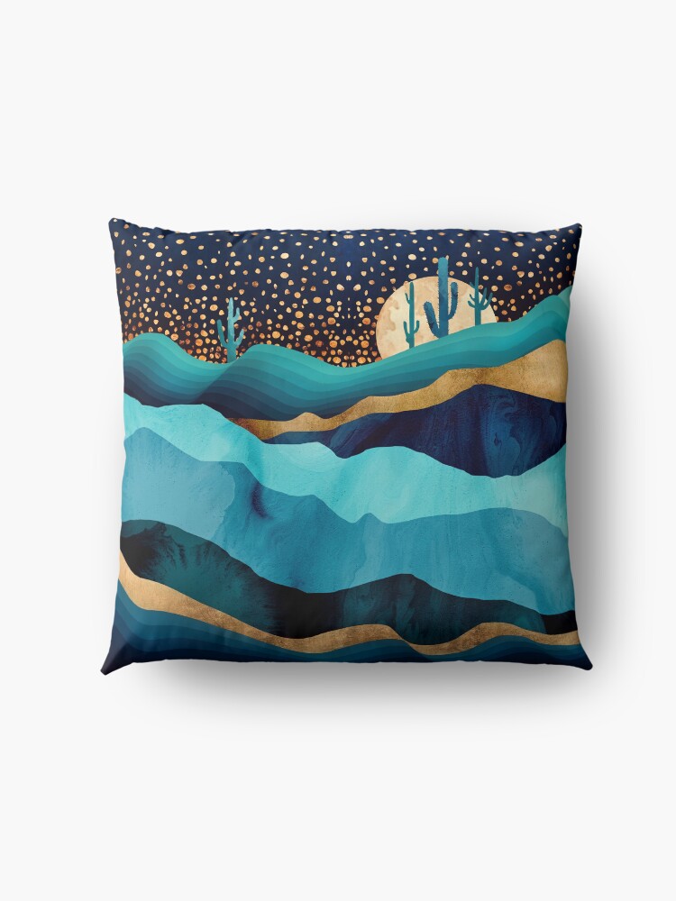 Alternate view of Indigo Desert Night Floor Pillow