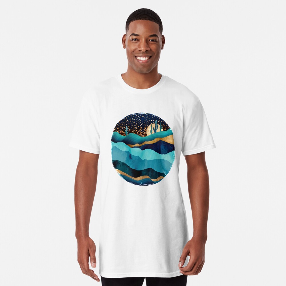 Indigo Desert Night Long T-Shirt