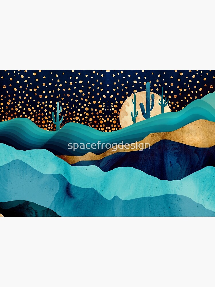 Indigo Desert Night by spacefrogdesign