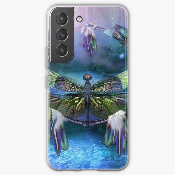 Dream Catcher - Spirit Of The Dragonfly Samsung Galaxy Soft Case
