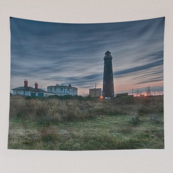 Item preview, Dungeness Old Lighthouse At Sundown designed and sold by Dave Godden.