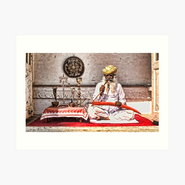Opium Man - India Art Print