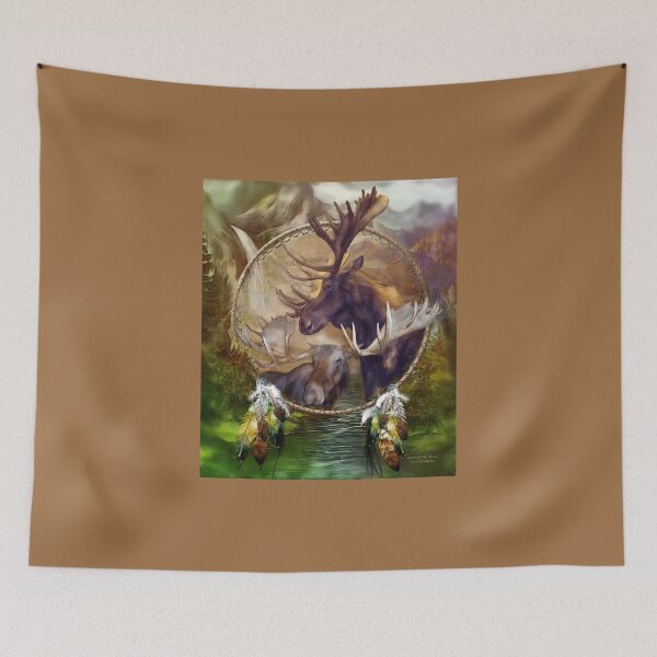 Item preview, Dream Catcher - Spirit Of The Moose designed and sold by Carol  Cavalaris.