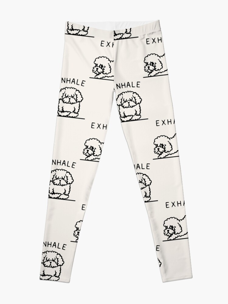 Alternate view of Inhale Exhale Toy Poodle Leggings