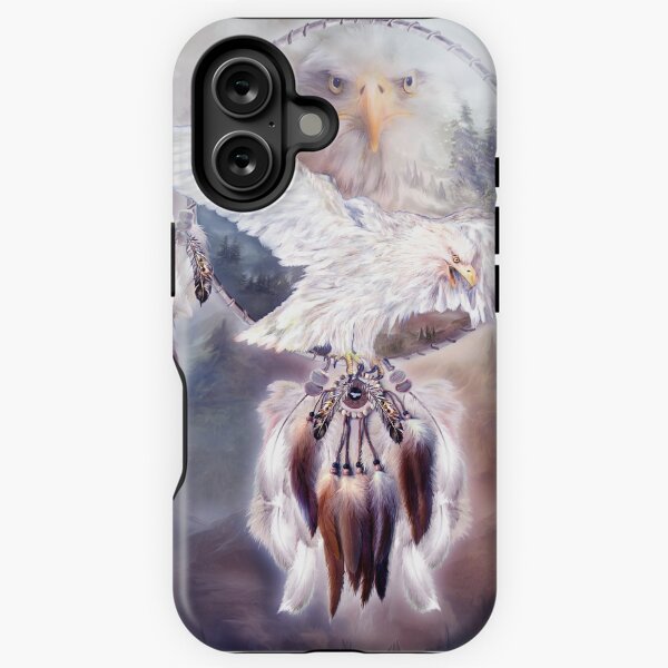 Item preview, Dream Catcher - White Spirit Eagle designed and sold by Carol  Cavalaris.