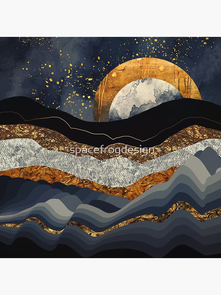 Metallische Berge von spacefrogdesign