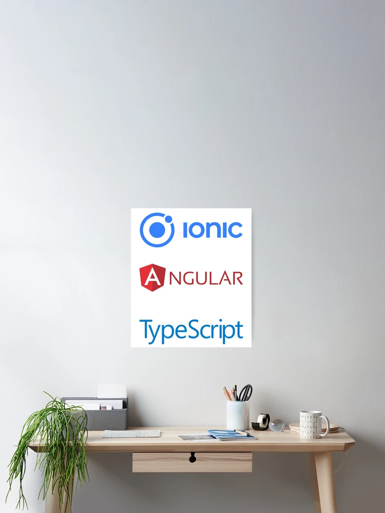Thumbnail 2 of 3, Poster, ionic angular typescript set designed and sold by yourgeekside.