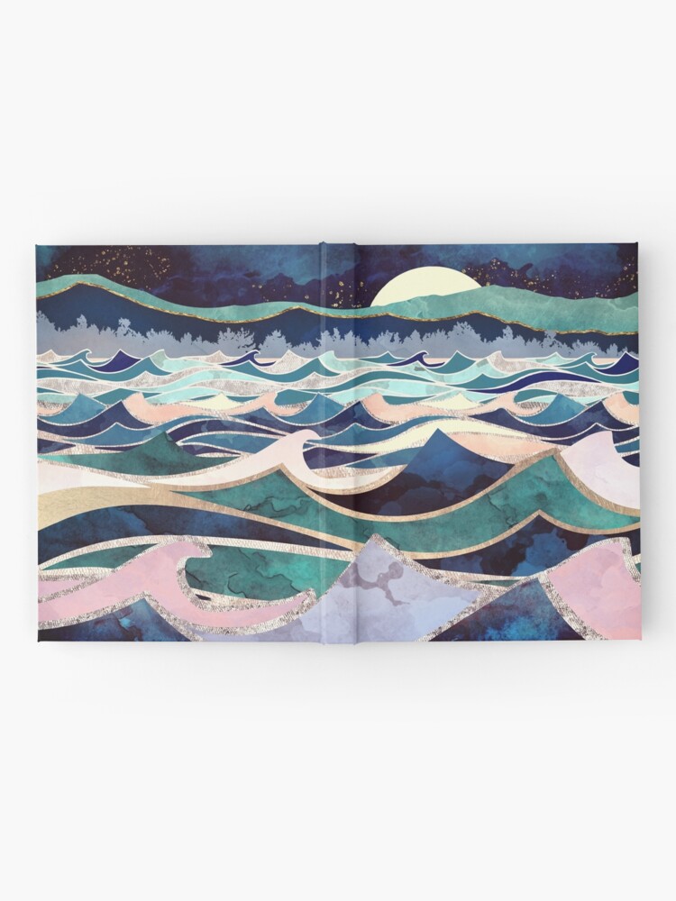 Alternate view of Moonlit Ocean Hardcover Journal