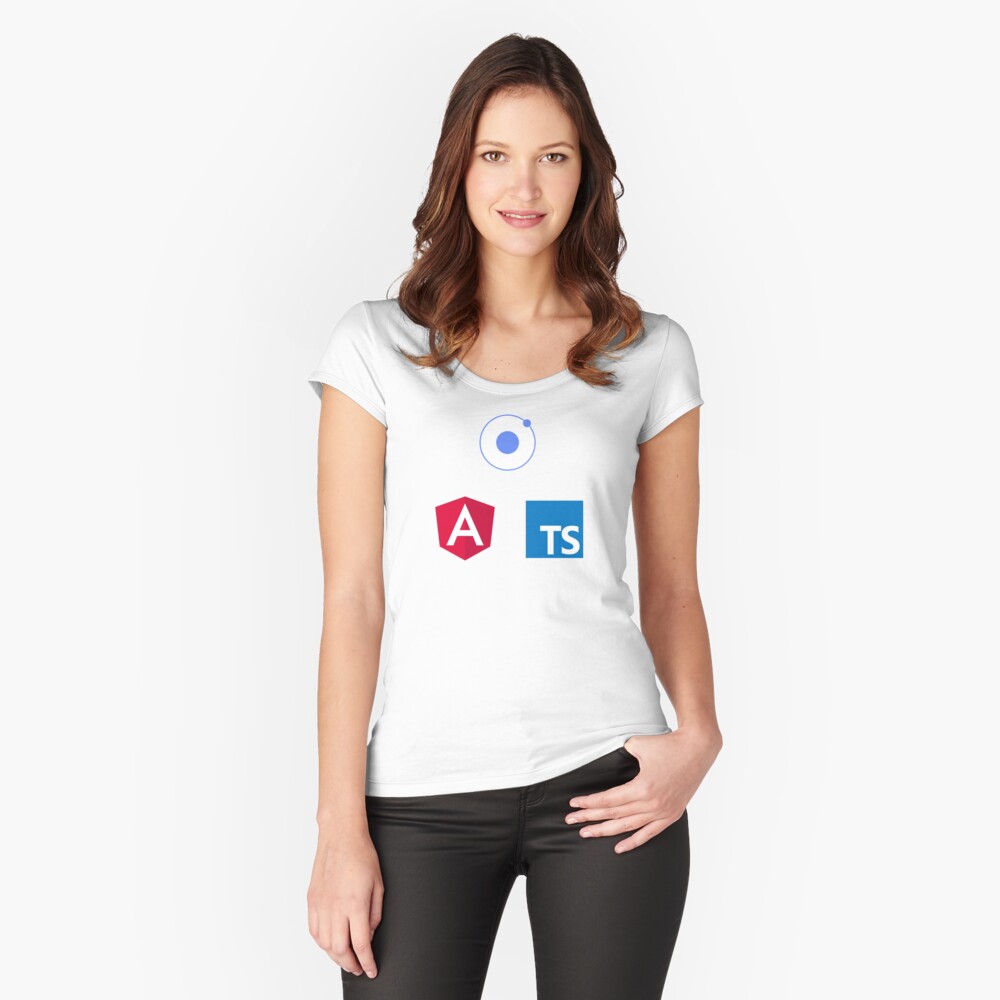 Item preview, Fitted Scoop T-Shirt designed and sold by yourgeekside.