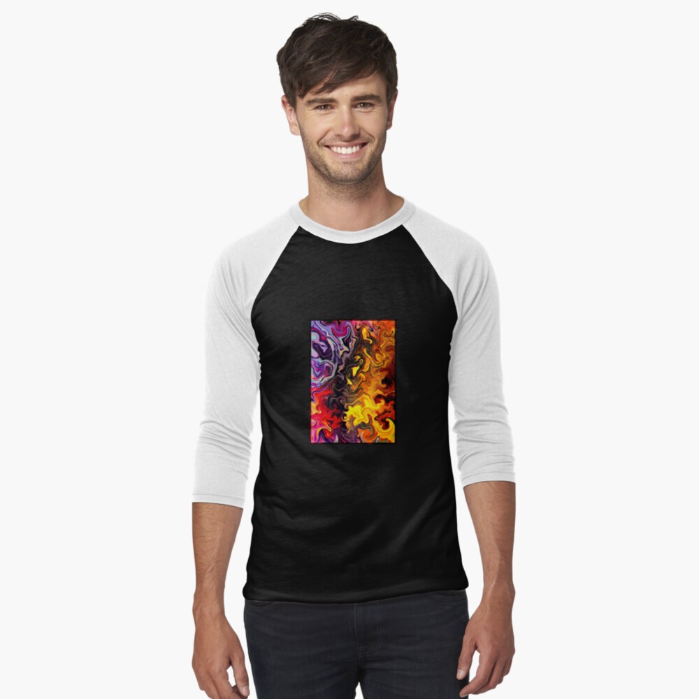 Item preview, Baseball ¾ Sleeve T-Shirt designed and sold by Vk91art.
