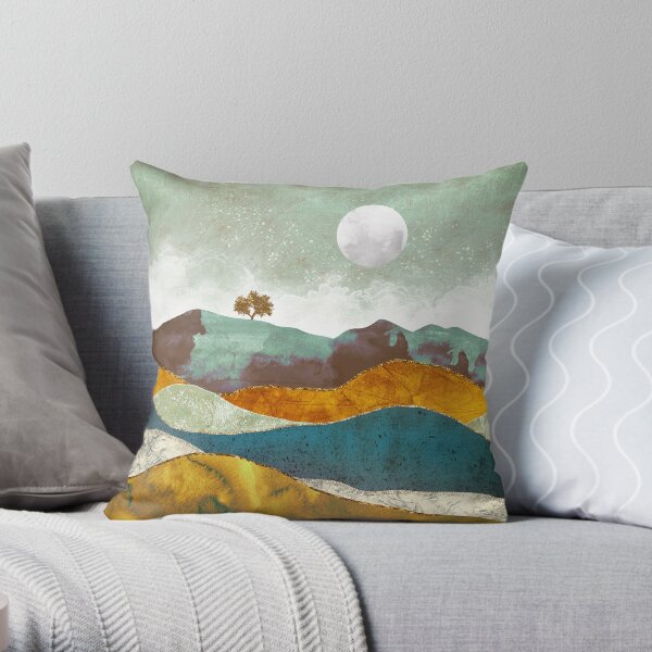 Night Fog Throw Pillow
