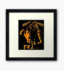Back to the future Framed Print