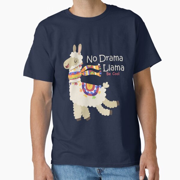 Vista previa del artículo con la obra «No Drama Llama», diseñado y vendido por amethystdesign.