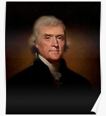 Official Presidential portrait of Thomas Jefferson Poster