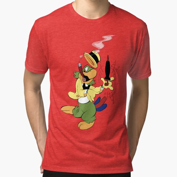 Zé and Carioca amigos and Caballeros Tri-blend T-Shirt