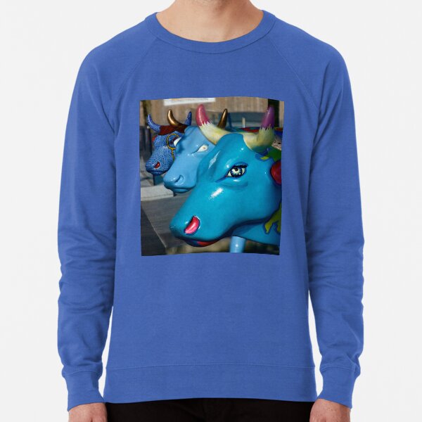 Three Cows on Parade, Ebrington Sq, Derry Lightweight Sweatshirt