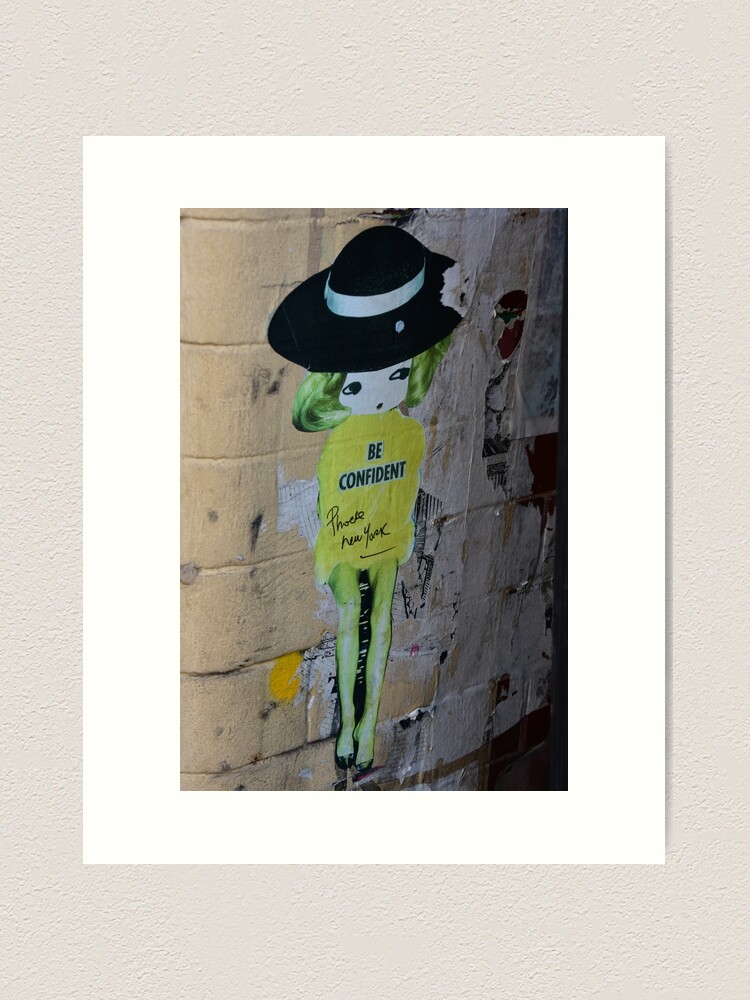 Alternate view of Be confident Art Print