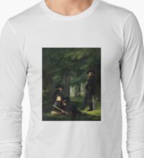 Outpost Duty by Georg Friedrich Kersting Long Sleeve T-Shirt