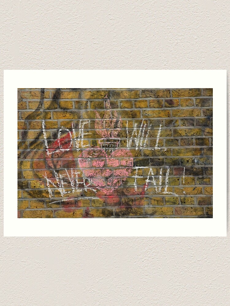 Alternate view of Love will never fail Art Print